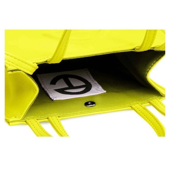 Telfar Small Shopping Bag Highlighter Yellow NWT - Picture 3 of 11